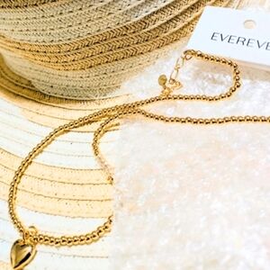 💥💥💥Evereve Gold Beaded Heart Necklace